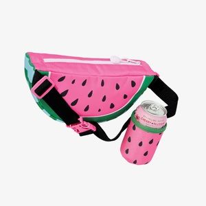 Watermelon and koozie fanny pack 🍉